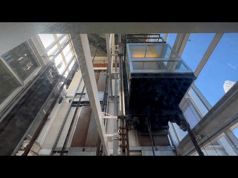 Glass Dover Traction Elevators at the East Garage - Cincinnati, OH