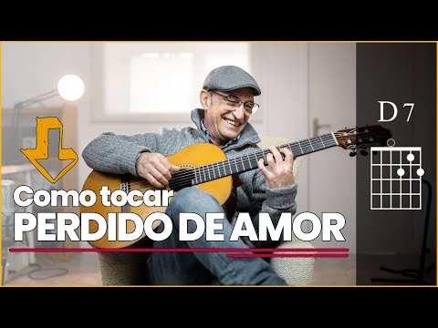 Como tocar PERDIDO DE AMOR en GuitarrA | Acordes, tabs, COMPLETO (Luiz Bonfa) 😍😍😍