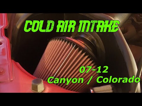 Cold Air Intake - K&N - more power more torque 07-12 Canyon Colorado