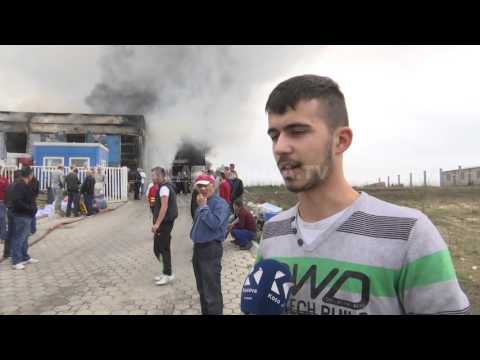 Zjarri e bëri shkrumb e hi fabrikën "Geris" në Ferizaj - 09.04.2016 - Klan Kosova