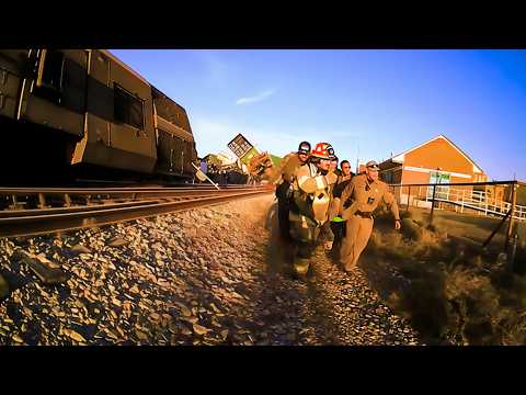 Police Respond to Multi-Casualty Train Crash