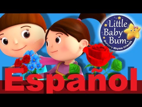 La rosa es roja | Canciones infantiles | LittleBabyBum