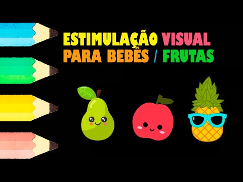 Vídeo Estimulação Visual para Bebês com Frutas e Verduras, canal Arte Mundo Desenho