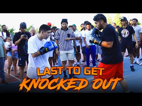 LAST TO GET KNOCKED OUT WINS $500 SACRAMENTO! PART 2