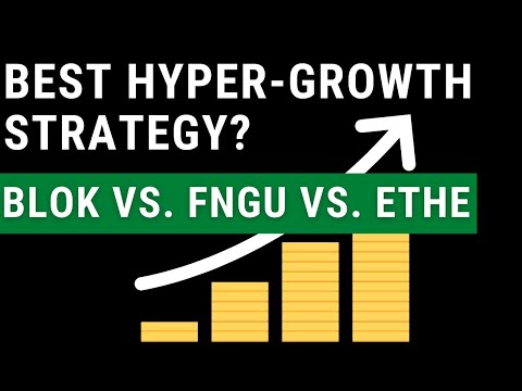 ETF Battles: BLOK vs. FNGU vs. ETHE - Which Hyper-Growth Strategy Wins?