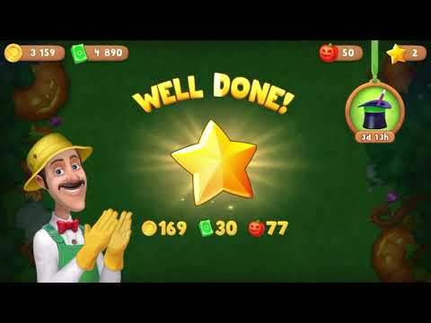Gardenscapes Level 2688 With No Boosters - Super Hard Level - Ghost Land: Mysterious Traces