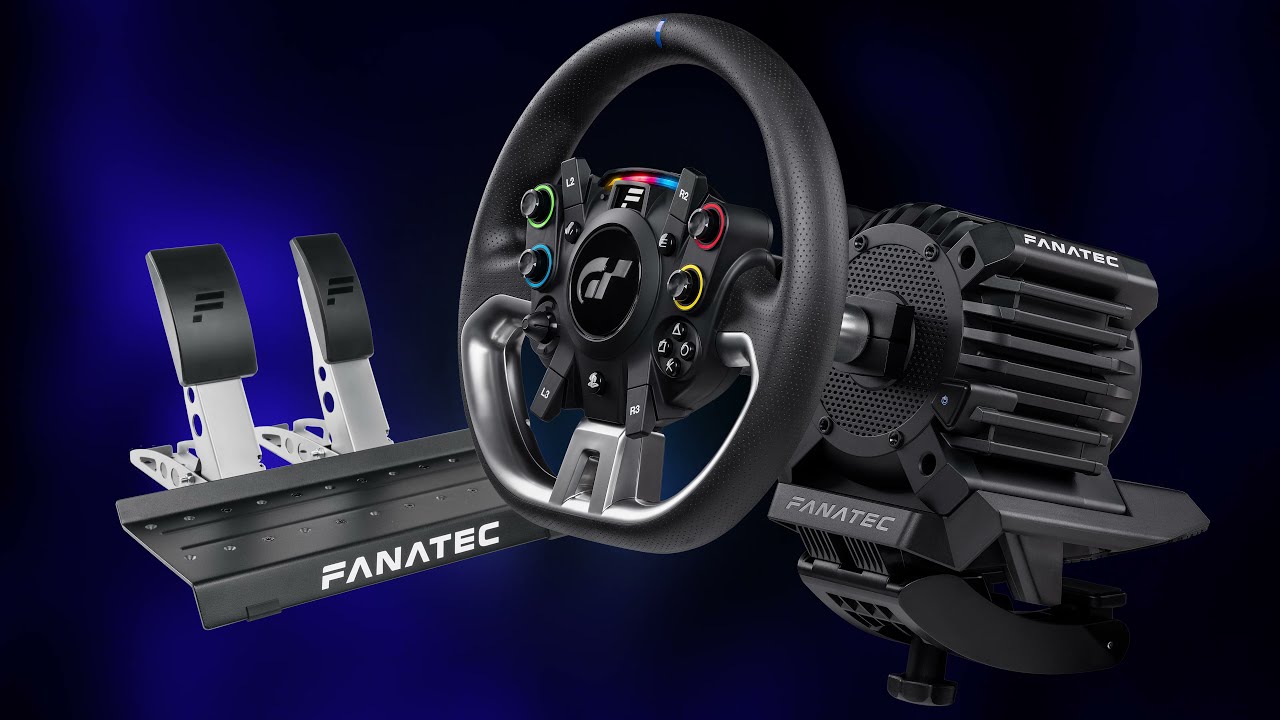Руль Fanatec Gran Turismo DD Pro (5 Nm) + педали для PS5/PS4