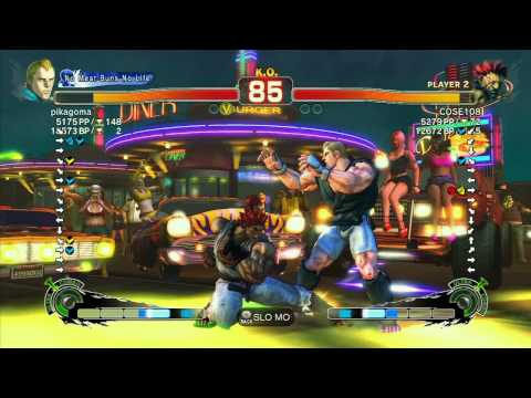 SSF4 AE 2012: pikagoma (Abel) vs -6 (Akuma) - Xbox Live Ranked Match