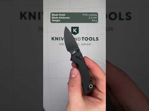 CJRB Mica J1934 BBK, PVD AR RPM9, Black Aluminium, pocket knife