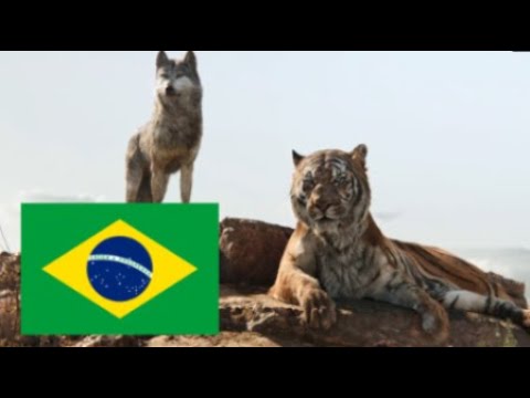 The Jungle Book (2016) Shere Khan kills Akela [Brazilian Portuguese/Português Brasil]