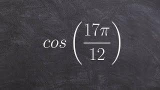 How to evaluate the difference of two angles for cosine function