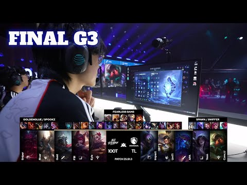 100 vs TL - Game 3 | Grand Finals LTA 2025 Split 1 | 100 Thieves vs Team Liquid G3 full