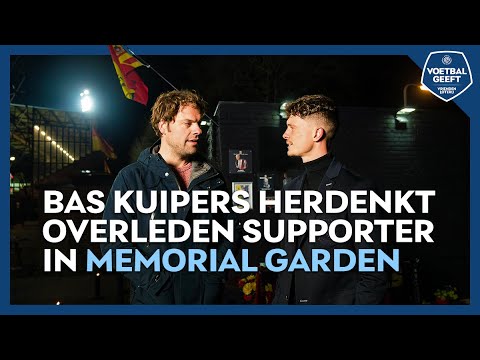 Bas Kuipers en Go Ahead Eagles herdenken supporters in Memorial Garden ❤️💛 | Voetbal Geeft