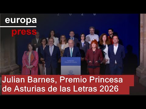 Julian Barnes, Premio Princesa de Asturias de las Letras 2026
