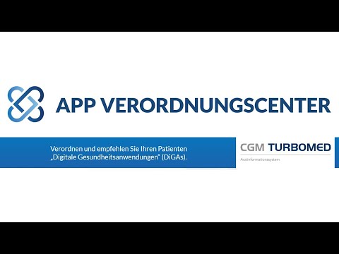 CGM TURBOMED | DiGA | App auf Rezept aus dem APP VERORDNUNGSCENTER