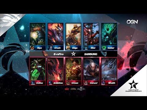 SSG vs EMF Game 2 Highlights – Samsung Galaxy vs e-mFire – LCK SPRING SPLIT 2016