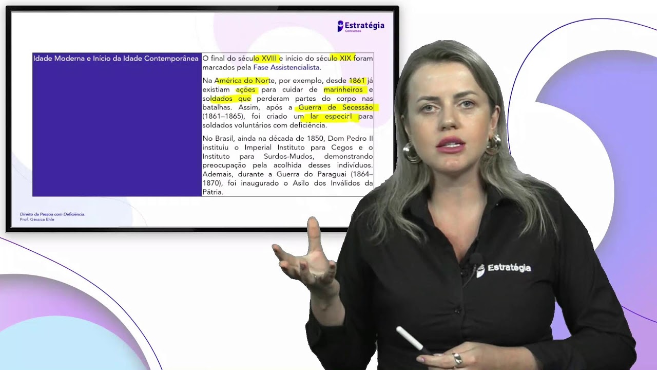 Curso de Direito da Pessoa com Deficiência - Prof. Géssica Ehle