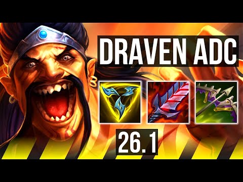 DRAVEN & Karma vs EZREAL & Alistar (ADC) | 57K damage | KR Grandmaster | 26.1