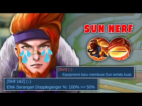 SUN MAU DI NERF🤧 WALAUPUN HERONYA DI NERF TAPI TIDAK DENGAN USERNYA - GAMEPLAY TOP GLOBAL SUN - MLBB