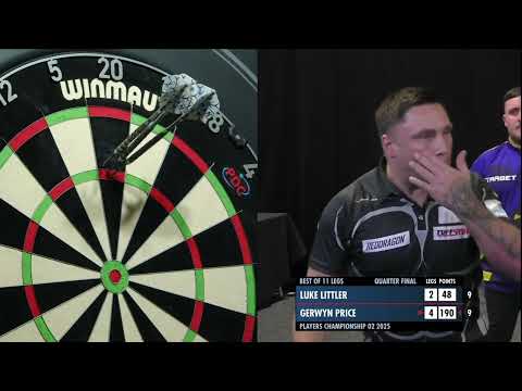 Luke Littler vs Gerwyn Price | Players Championship 2 2025 🎯