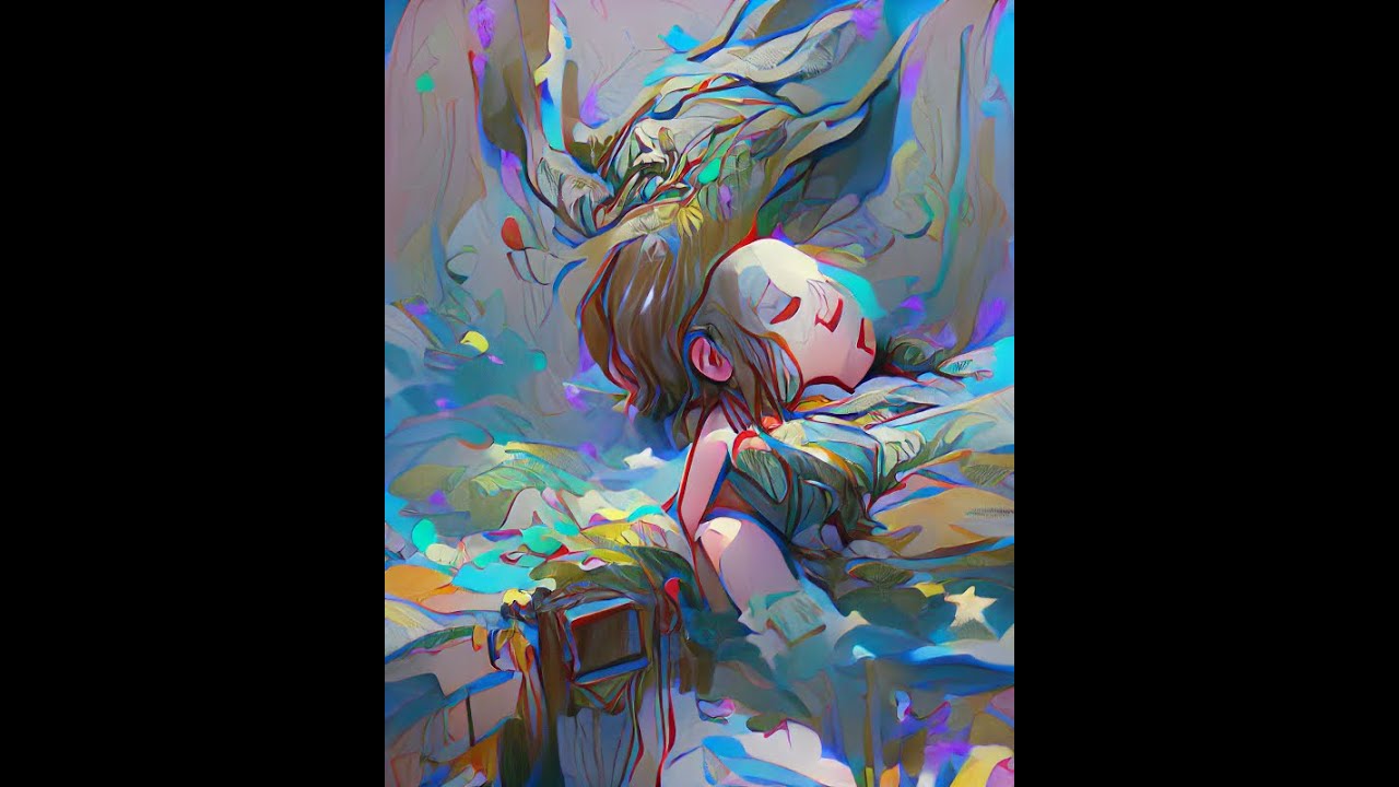 The Most Nostalgic timelaps Last Dream | Artstation painting #artlovers #shorts