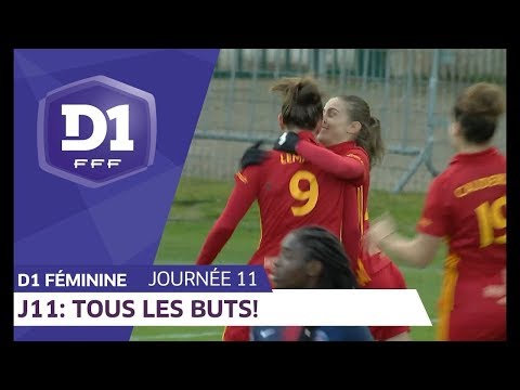 D1 Féminine, journée 11 : Tous les buts I FFF 2018-2019