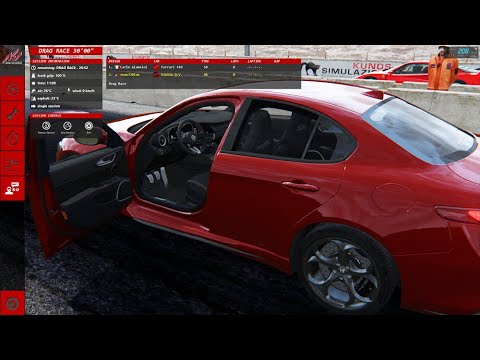 Alfa Romeo Giulia Quadrifoglio - Drag Time Test 2 kilometers