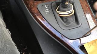 How to get a 2007 BMW 328XI Into neutral
