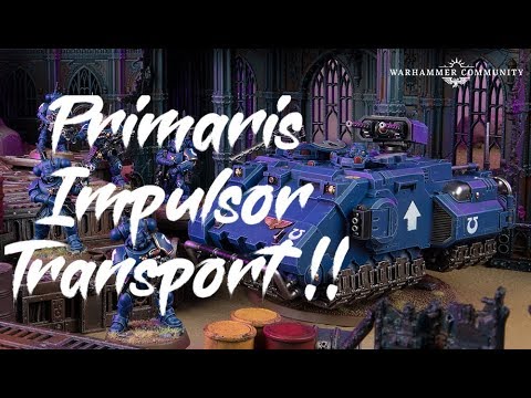 Primaris Impulsor Transport Loadout Options and Stats