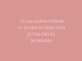 Marc Antoine - La promesse Lyrics 