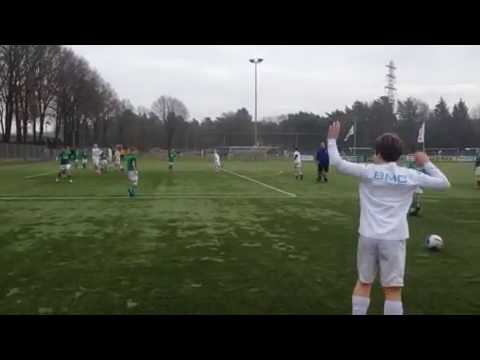 Heerlijke vrije trap bij VVOG JO13!