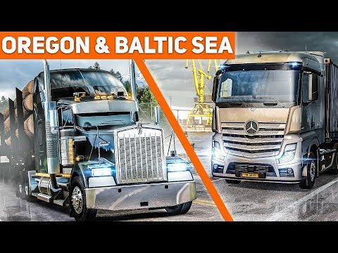 ETS 2: Beyond the Baltic Sea + ATS: Oregon - Infos und Gameplay zu den Truck Simulator DLCs!