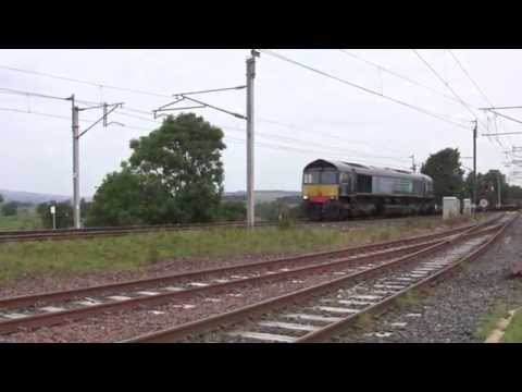West Coast Main Line Rail Traffic, Shap, Cumbria, England - 3rd September, 2014