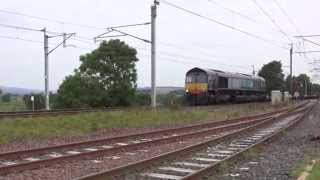 preview picture of video 'West Coast Main Line Rail Traffic, Shap, Cumbria, England - 3rd September, 2014'