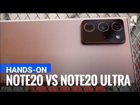 Galaxy Note20 vs Note20 Ultra (HANDS-ON)