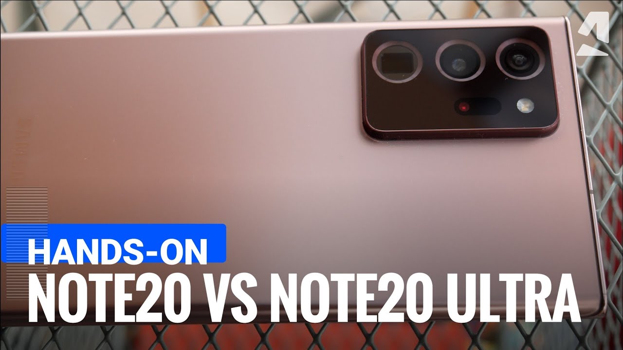 Galaxy Note20 vs Note20 Ultra (HANDS-ON)