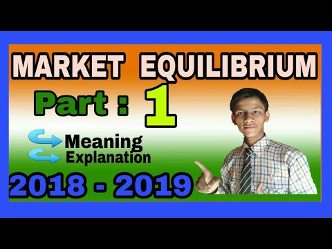 Market Equilibrium || Meaning ||ECONOMICS CLASS 12TH ||ECONOMICS CLASS 11TH
