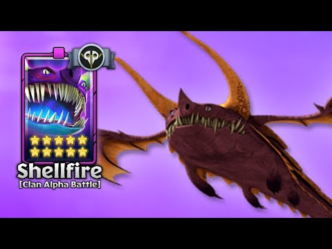 Shellfire 10-Stars Defeated — World Alpha Clan Battle Gameplay | Dragons: Titan Uprising