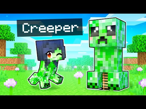 My SUPER SECRET Creeper Base In Minecraft!