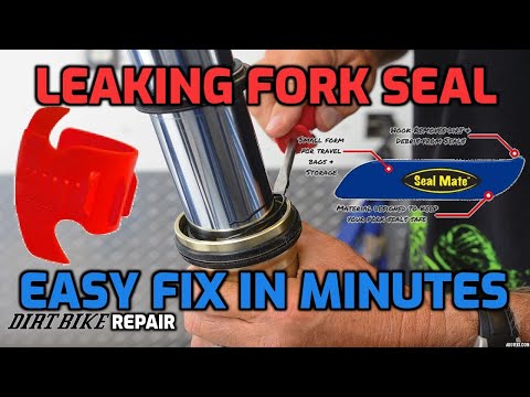 How to Save a Fork Seal | Fix Leaking Dirt Bike Forks | Fork Seal Repair EASY!