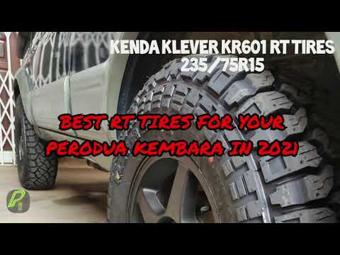 World First Kenda Klever RT KR601 By The Size 235/75R15 Fitted On Perodua Kembara