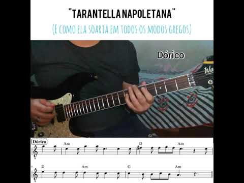 "Tarantella Napoletana" in all of the seven modes