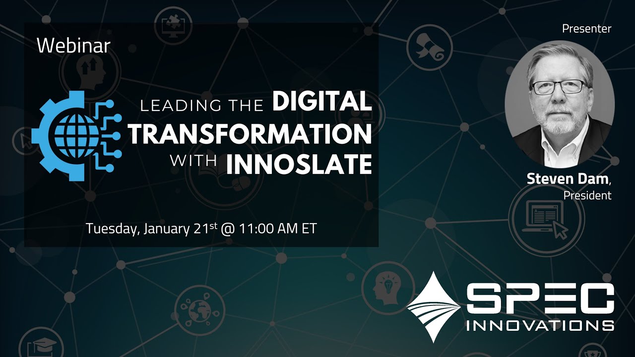 Leading the Digital Transformation With Innoslate