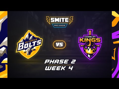 SMITE PRO LEAGUE: Olympus Bolts Vs Camelot Kings PHASE 2 - WEEK 4
