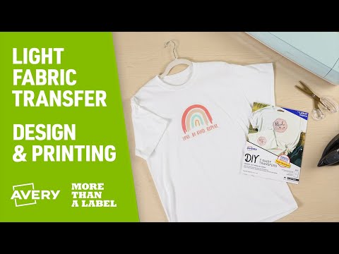 Demo Video: Design & Print Light Fabric Transfers; T-shirt Transfers; 3202, 3271, 3275, 3302, 8938, 53204