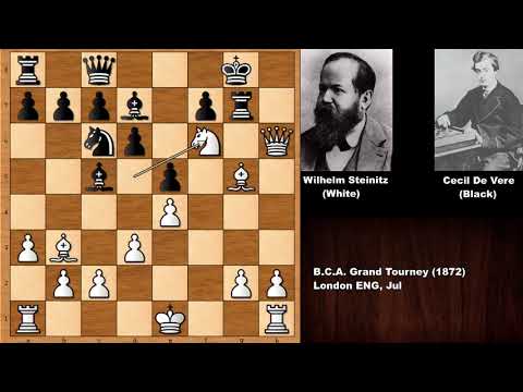 Wilhelm Steinitz vs Cecil De Vere - London (1872)