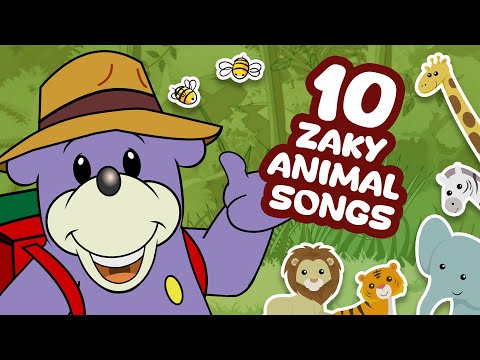 10 Zaky Animal Songs For Kids - Muslim Cartoons