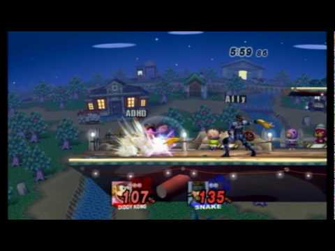 VC7 WF Ally (Snake) vs. ADHD (Diddy) 1 - SSBB