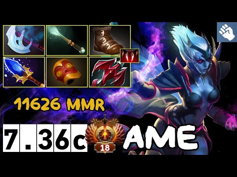 Carry Vengeful Spirit  - 11626 MMR - Ame - 7.36c - Immortal Dota 2 Pro Plays