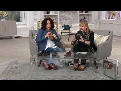 Earth Origins Leather Bungee Lace Slip-ons - London on QVC